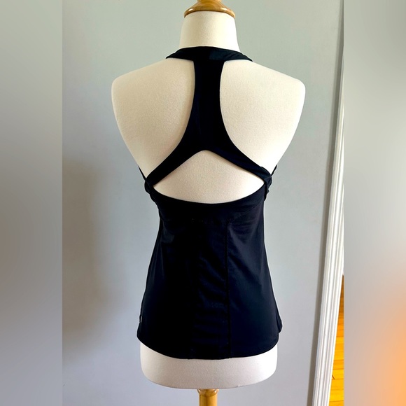 Zella athletic tank top with shelf bra and removable pads. Black, size S - Picture 3 of 5